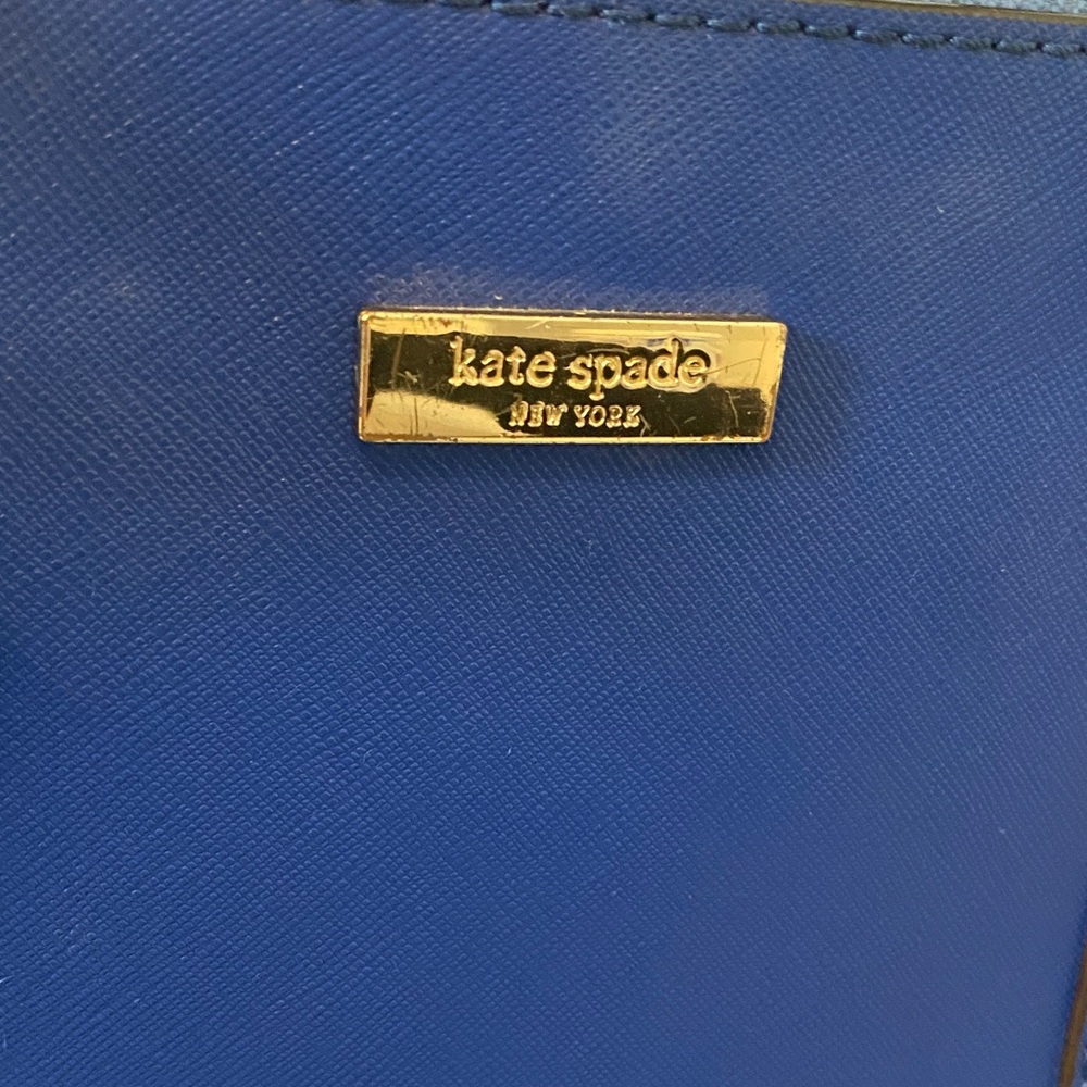 Kate Spade Newbury Lane Royal Blue Hyacinth Satchel - Picture 3 of 11